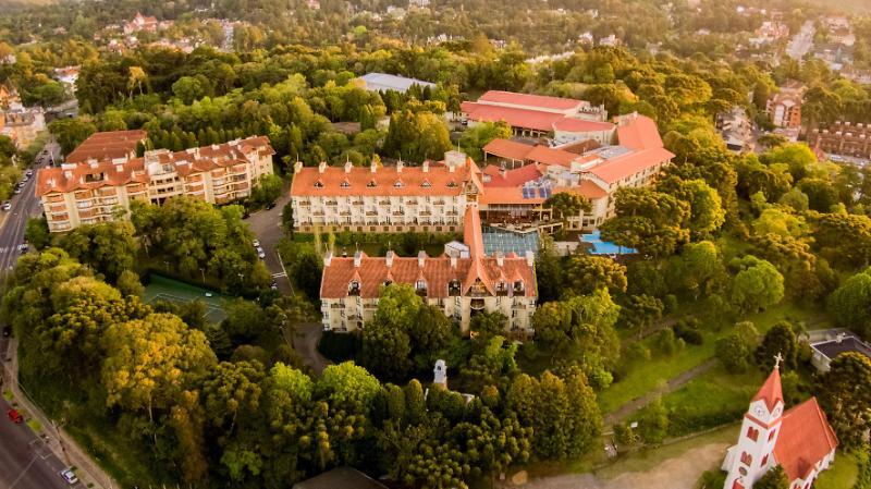 Wish Serrano Resort Gramado Exterior foto Aerial view of the hotel
